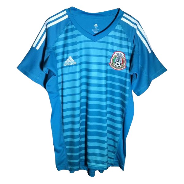 Mexiko Trikot Torwart 2018 Blau Fussballtrikots Günstig